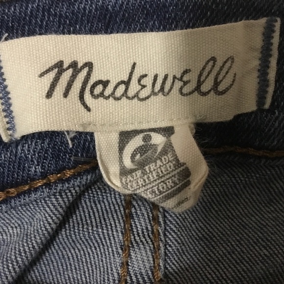 Madewell 10" High-Rise Skinny Jeans Mackey Wash Button Front Edition - Picture 12 of 16